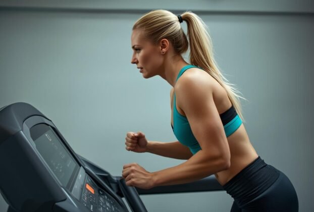 esteira elétrica com inclinacao